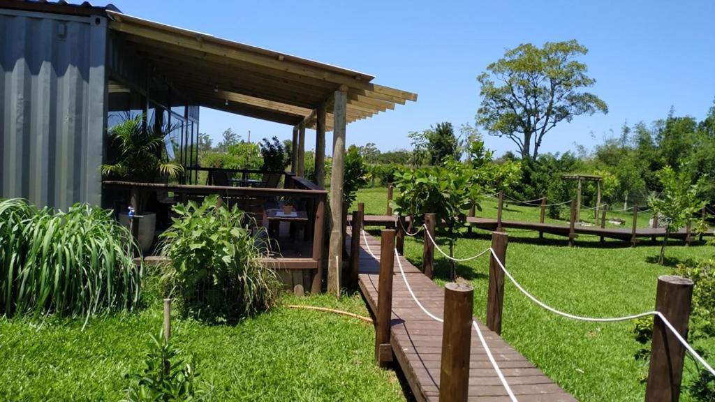 Pousada Casa De Ferro Passo de Torres Esterno foto